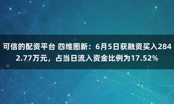 可信的配资平台 四维图新：6月5日获融资买入2842.77万元，占当日流入资金比例为17.52%