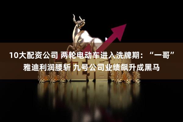 10大配资公司 两轮电动车进入洗牌期：“一哥”雅迪利润腰斩 九号公司业绩飙升成黑马